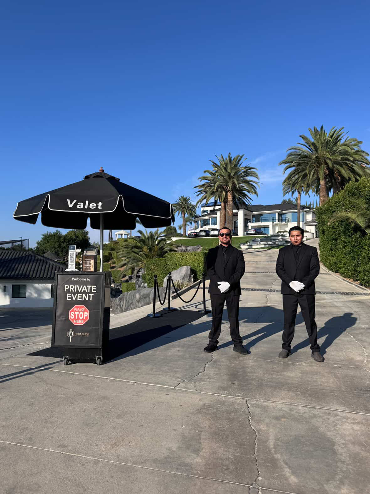 First Monarch Valet professional attendants