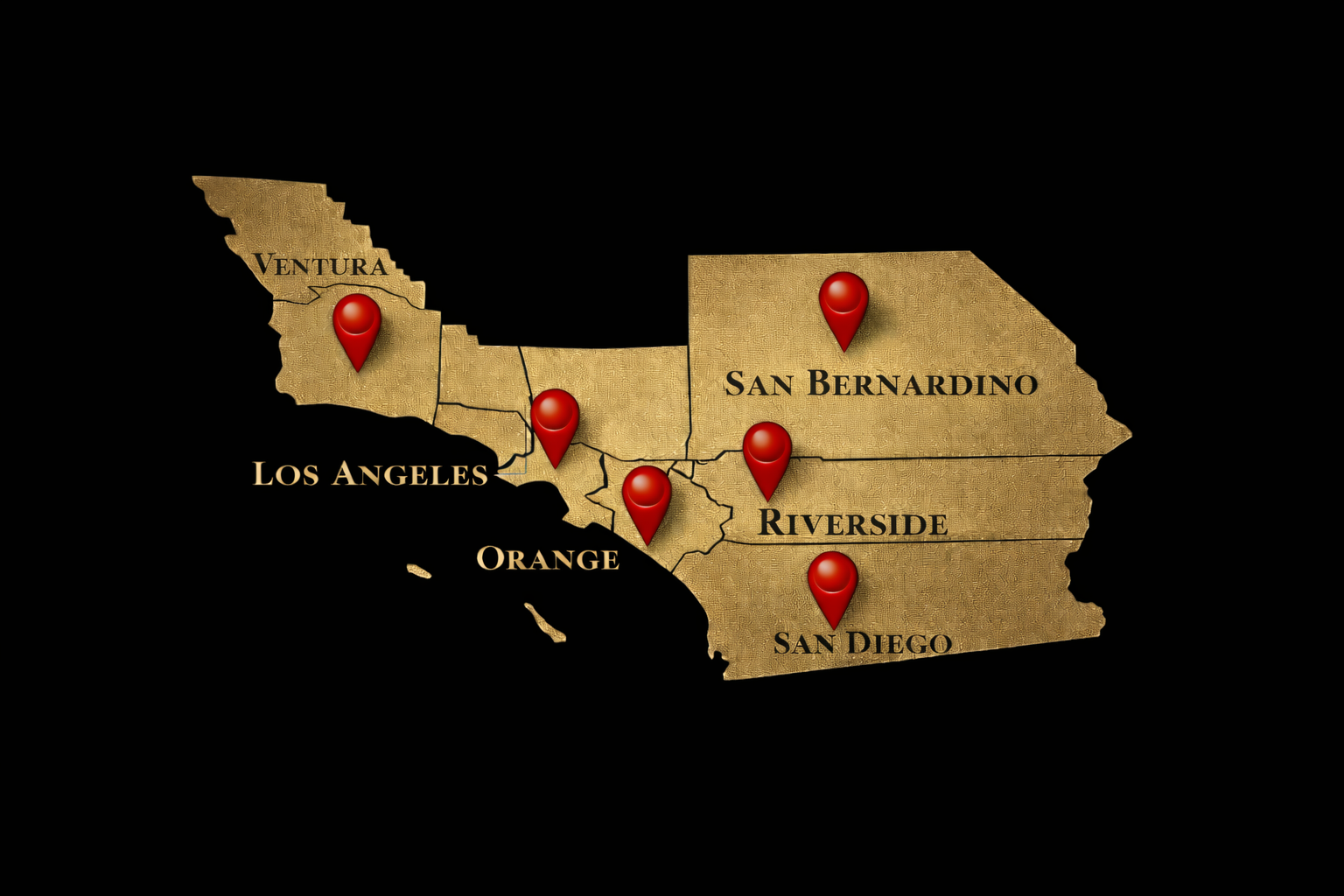 Southern California Service Area Map